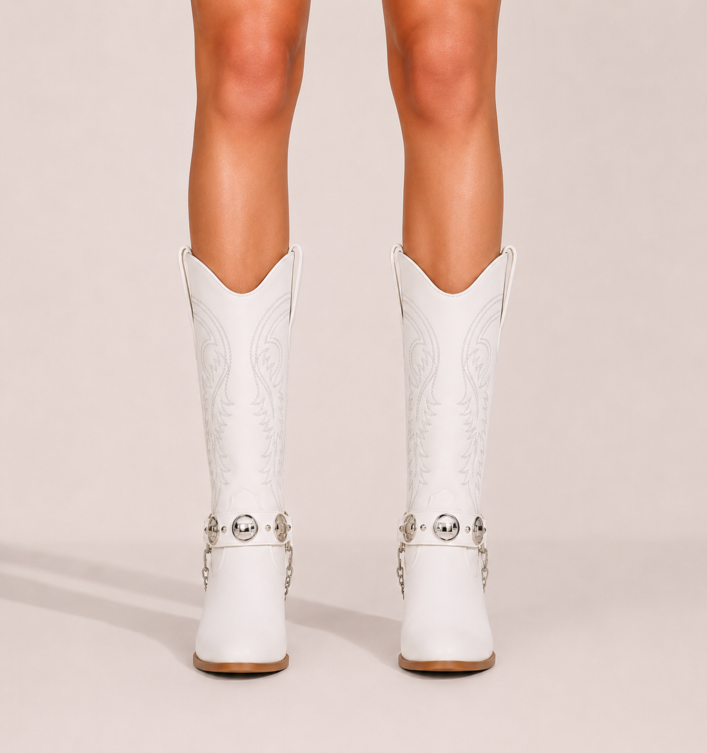 Cowboy boots White