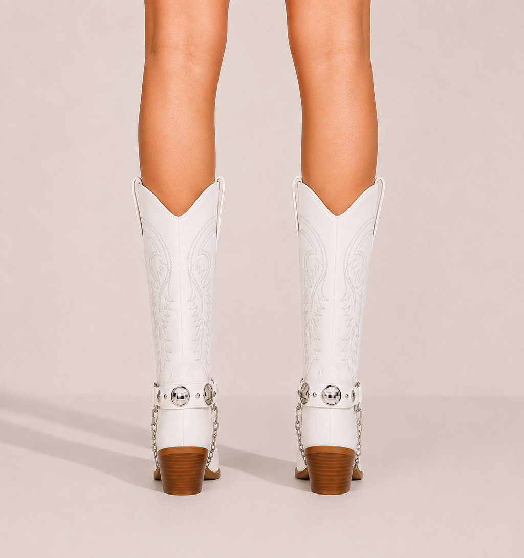 Cowboy boots White